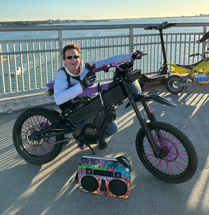 Talaria XXX Black/Purple - $3,200